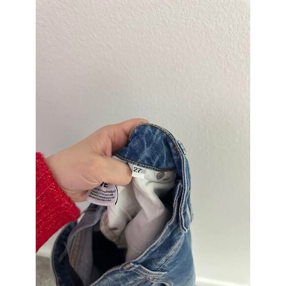 Closed ‘Pedal Pusher’ Women’s‎ Distressed Straight Slouchy Jeans Sz 27 - Picture 7 of 10